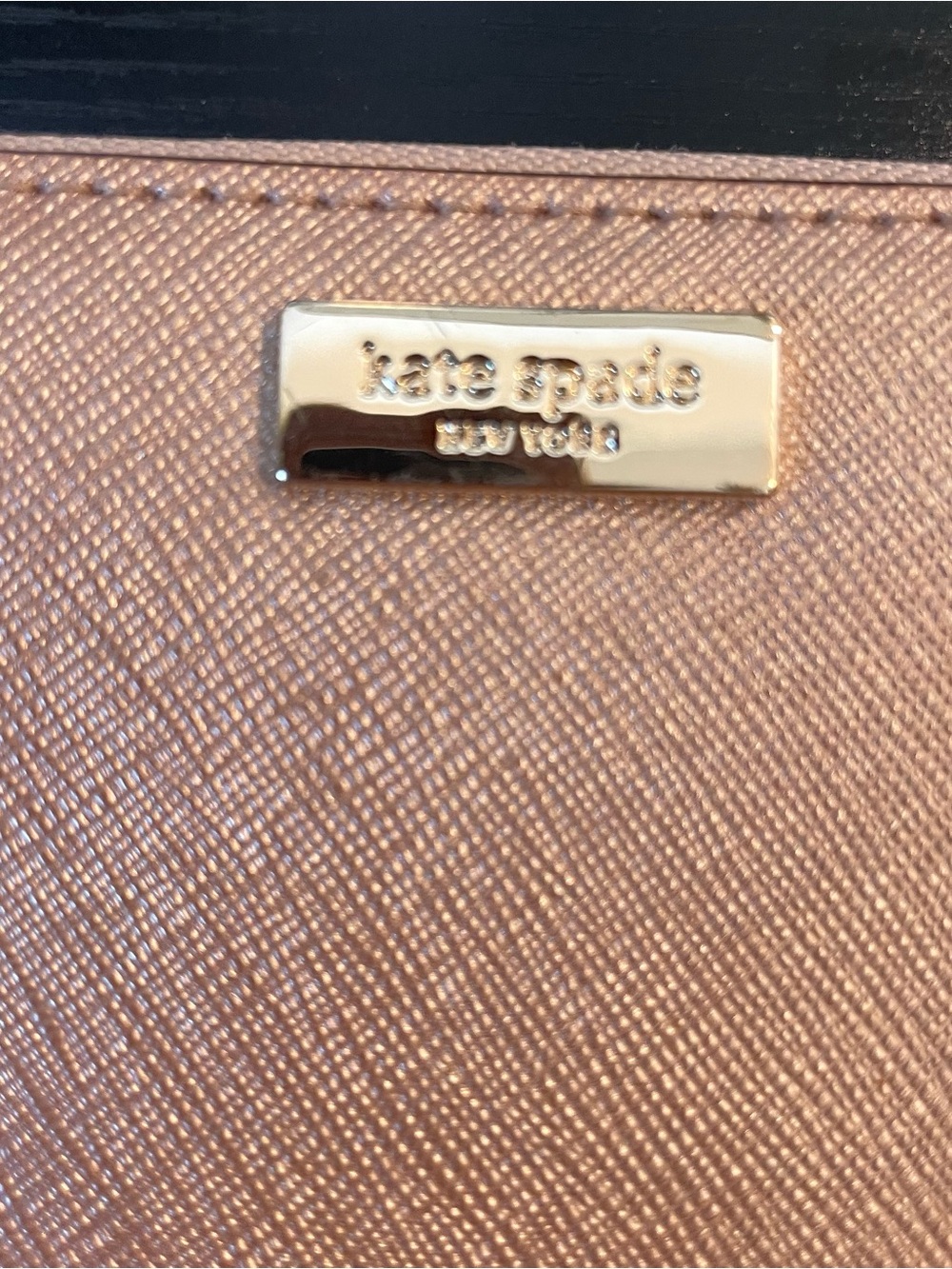 š„KATE SPADEš„Rose Gold Zip Around Wallet - Picture 2 of 4
